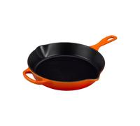 Le Creuset Padella Doppio Becco Profonda Ghisa 26 Cm Arancio