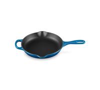 LE CREUSET Padella Evolution a Doppio Becco in Ghisa, Rotonda, Ø 23 cm, Adatta a Tutte Le Fonti di Calore Inclusi Induzione, 1,93 kg, Blu Marsiglia