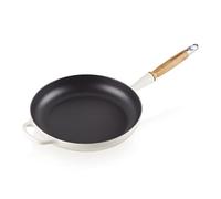 Le Creuset Padella Evolution con manico in legno in ghisa vetrificata, diameter 28 cm, Meringue, 20258287160422