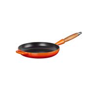 Le Creuset Padella Ghisa Evolution con Manico In Legno 24 Cm Arancio