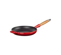 Le Creuset Padella Ghisa Evolution con Manico In Legno 26 Cm Ciliegia