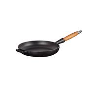 Le Creuset Padella Ghisa Evolution con Manico In Legno 26 Cm Nero