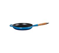 Le Creuset Padella Ghisa Evolution con Manico In Legno 28 Cm Azure Blu