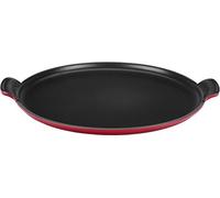 Le Creuset Padella per Pizza, Ghisa, Rosso Ciliegia, 32 cm