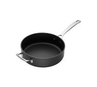 Le Creuset Padella Sauté con maniglia in Alluminio Antiaderente, diameter 26 cm, per per tutte le fonti di calore, induzione incluso, Nero, 51110260010202
