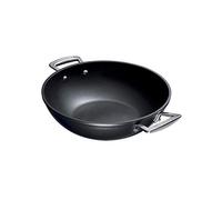 Le Creuset Padella Wok in alluminio antiaderente, diameter 32 cm, Nero, 51105320010502