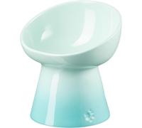 Le Creuset Pet Bowl High Stand Deep Cool Menta Cane Gatto Gres Microonde Sicuro