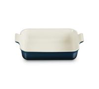 Le Creuset Piatto rettangolare Heritage, gres, 32 cm, 2,31 kg, Nuit