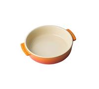 Le Creuset Pirofila per aperitivo in gres vetrificato, Rotonda, 450 ml, diameter 14 cm, Arancio, 72102140900001