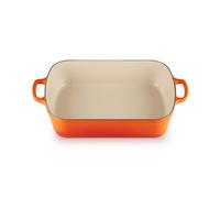 Le Creuset Pirofila rettangolare Evolution in ghisa vetrificata, 33 cm, Arancione, 20184330902422