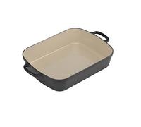 Le Creuset Pirofila rettangolare Evolution in ghisa vetrificata, 33 cm, Nero, 20184330002422
