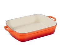 Le Creuset Pirofila rettangolare Evolution in ghisa vetrificata, 37 cm, Arancio, 20184370902422
