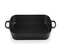 Le Creuset Pirofila rettangolare Evolution in ghisa vetrificata, 37 cm, Nero, 20184370000422