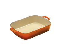 Le Creuset Pirofila rettangolare Evolution in ghisa vetrificata, 37 cm, Arancio, 20184370902422