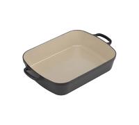 Le Creuset Pirofila rettangolare Evolution in ghisa vetrificata, 37 cm, Nero, 20184370000422