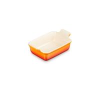 Le Creuset Pirofila rettangolare Tradition in gres vetrificato, 19 cm, 1.1 L, Arancione, 71102190900001
