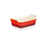Le Creuset Pirofila rettangolare Tradition in gres vetrificato, 19 cm, 1.1 L, Ciliegia, 71102190600001