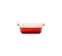 Le Creuset Pirofila rettangolare Tradition in gres vetrificato, 19 cm, 1.1 L, Ciliegia, 71102190600001