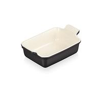 Le Creuset Pirofila rettangolare Tradition in gres vetrificato, 19 cm, 1.1 L, Nero Lucido, 71102191400001