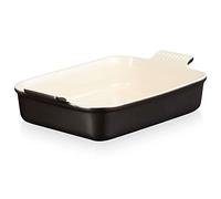 Le Creuset Pirofila rettangolare Tradition in gres vetrificato, 32 cm, 4 L, Nero (Matt), 71102320000001