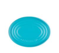Le Creuset Poggiamestolo ovale in gres vetrificato, Blu Caribe, 71507151700099