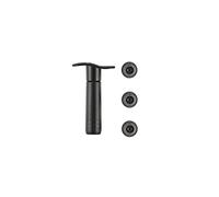 Le Creuset Pompetta vino WA-137 in Plastica con 3 Tappi, Nero Matt, 49200000008200