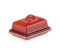 Le Creuset Porta burro in gres vetrificato, 900 g, 17 x 12.5 x 9 cm, Ciliegia, 80837170600003