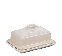 Le Creuset Portaburro in Gres Vetrificato, 900 g, 17 x 12.5 x 9 cm, Meringue