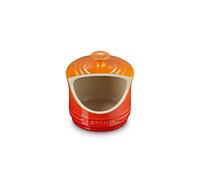 Le Creuset Porta sale in gres vetrificato, 0.3 Litri, Arancio, 80811100900005