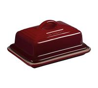 Le Creuset Portaburro in Gres Vetrificato, 900 g, 17 x 12.5 x 9 cm, Ciliegia