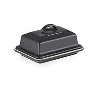 Le Creuset Portaburro in Gres Vetrificato, 900 g, 17 x 12.5 x 9 cm, Nero Matt