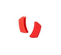 Le Creuset Coppia presine Adattabile Resistente al Calore fino a 250° C, Silicone, Set di 2, Arancione, 93010300090000