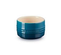 Le Creuset Ramequin impilabile in gres vetrificato, 200 ml, Blu (Deep Teal), 70403206420099