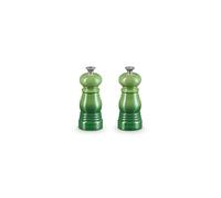 Le Creuset Set 2 Mini Macina Sale e Pepe, Plastica ABS, Rispettivamente 5 x 5 x 12.1 cm, Macina in Ceramica, Bamboo, 44900114080000