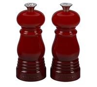 Le Creuset Set 2 Mini Macina Sale e Pepe, Plastica ABS, Rispettivamente 5 x 5 x 12.1 cm, Macina in Ceramica, Ciliegia, 96002500060000