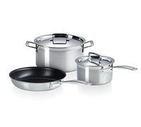 Le Creuset Set 3 Pentole in Acciaio Inox, 53810000010001