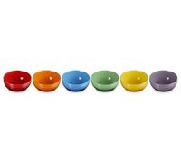 LE CREUSET Set di 6 ciotole per cereali in gres Rainbow