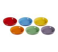 LE CREUSET Set di 6 piatti fondi in gres Rainbow