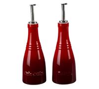 Le Creuset Set Olio e Aceto Classic in gres vetrificato, 240 ml, Ciliegia, 91001700060000