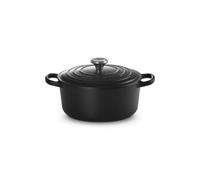 LE CREUSET Cocotte Evolution in Ghisa 22 cm Nero Nero