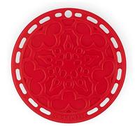 Le Creuset Sottopentola, Rotonda, Silicone, Resistente al Calore fino a 250° C, Diametro 20 cm, Ciliegia, 93007300060000