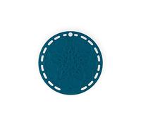 Le Creuset Sottopentola rotondo French, Silicone, Resistente al Calore fino a 250° C, diameter 20 cm, Deep Teal, 42401206420000