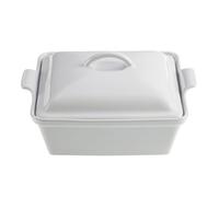 Le Creuset Stoneware Heritage Casseruola quadrata coperta 2,5 qt. (9"""") bianca