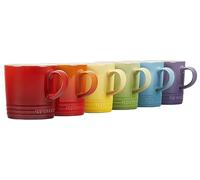 Le Creuset Stoneware - Set di 6 tazze London, 350 ml, multicolore