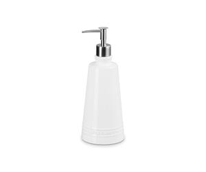 Le Creuset Stoneware Signature Dispenser di sapone, 590 ml, bianco