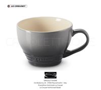 Le Creuset - Tazza Colazione Mug Giant Gres Vetrificato 400 ml - Flint