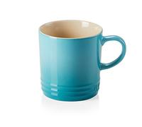 Le Creuset Tazza Mug London in gres vetrificato, 350 ml, Blu Caribe, 70302351700002
