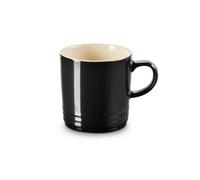 LE CREUSET Tazza Mug London in gres vetrificato, 350 ml, Nero Lucido, 70302351400002