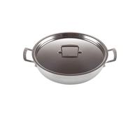 Le Creuset Tegame Basso Acciaio Inossidabile Interno Antiaderente 30 Cm