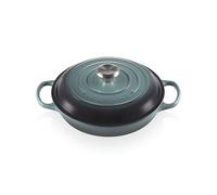 Le Creuset Tegame basso Evolution in ghisa vetrificata, Rotondo, Ø 26 cm, Ocean, 21180263602430